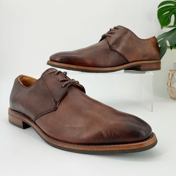 Aldo Men\'s Brown Leather Formal Lace Up Oxford Shoes Size 11 main image 8